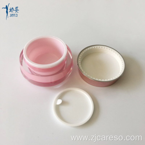 acrylic airless cosmetics pump bottle in various colour